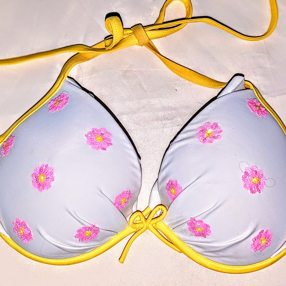 Victoria's Secret Sequin Bikini Top